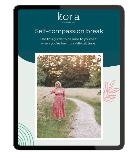 Self-Compassion Break guide mockup